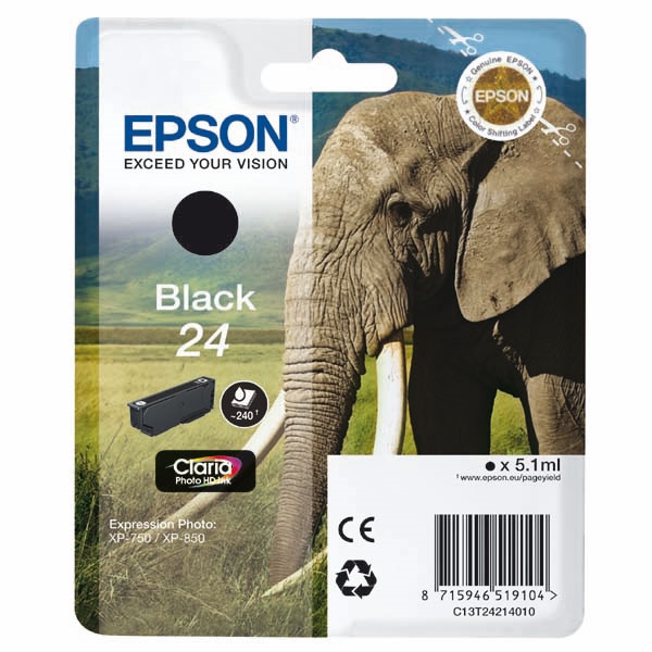 CARTUCCIA NERO SERIE T24 ELEPHANT