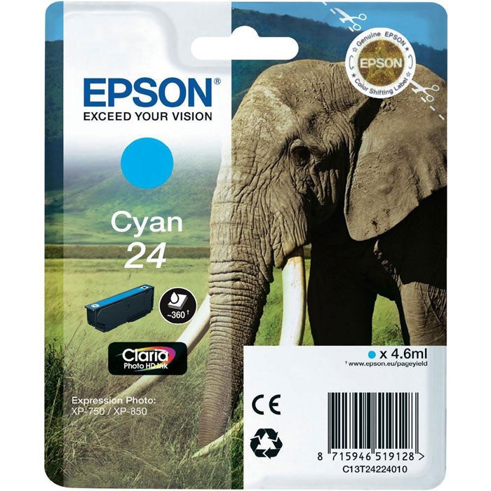 CARTUCCIA CIANO SERIE T24 ELEPHANT